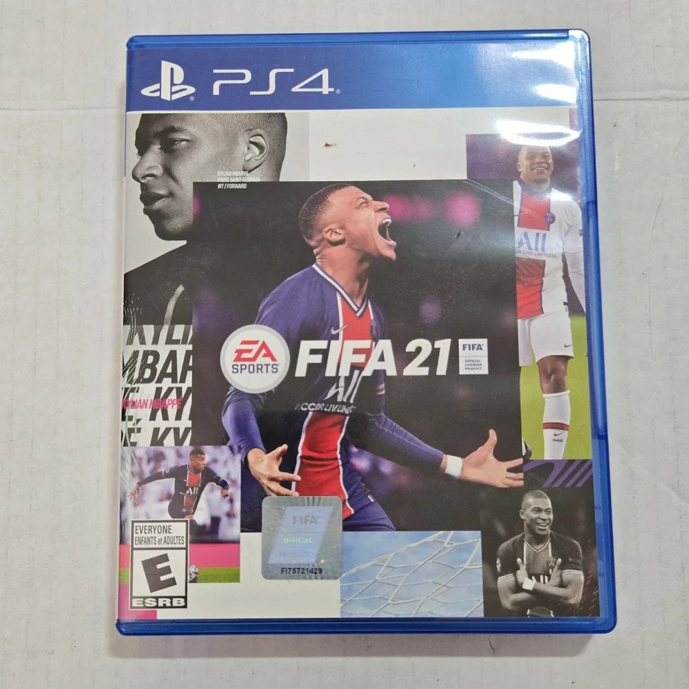 EA Sports FIFA 21 PlayStation 4 PS4 Video Game Good Condition Kylian Mbappe PSG